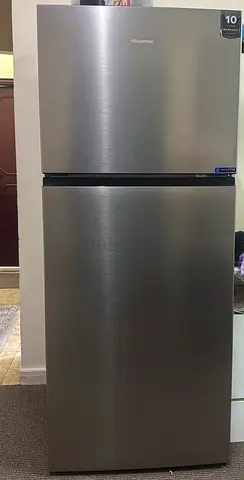 Hisense Top Freezer Refrigerator - Stainless Steel, 2-Door (Display Unit)
