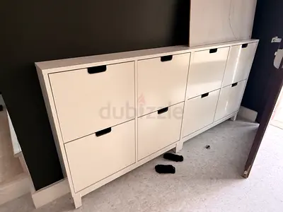 BRAND IKEA White modern shoe cabinet - good condition