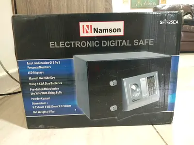 Namson Electronic Digital Safe With Wall Mount