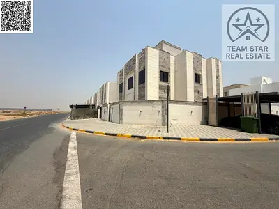 Luxury villa for rent, corner location in Al Zahia area, 5 master bedrooms