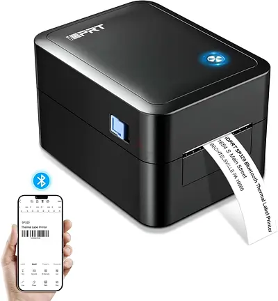 iDPRT Label Maker, Thermal Barcode Printer with No Bound Consumables