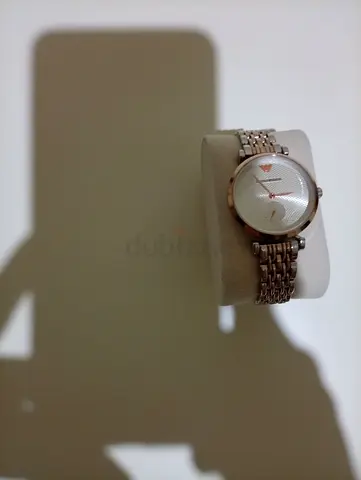 Emporio Armani ladies stainless steel wristwatch - good condition