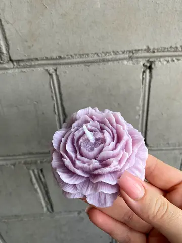 Handmade Rose Shaped Decorative Candle - Big
