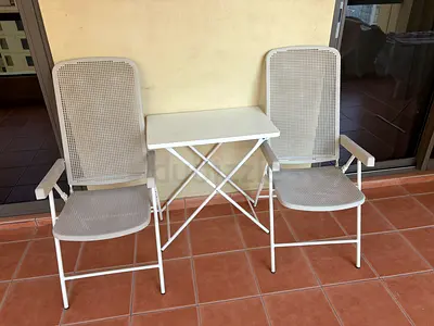 Balcony chairs and table