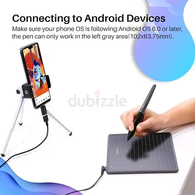 HUION HS64 Graphics Drawing Tablet, 6.3 x 4 inch Battery-Free Pen Tablet with Tilt Function