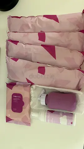Frida mom Postpartum kit cooling pads, cooling foam, bottle, wet wipes