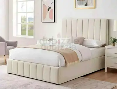 Brend New fabric wooden Double size 120x190 Bed with Madical Matress Available