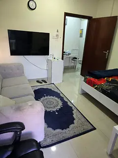 Bur Dubai furnished big studio flat available from 1st August to 31st.