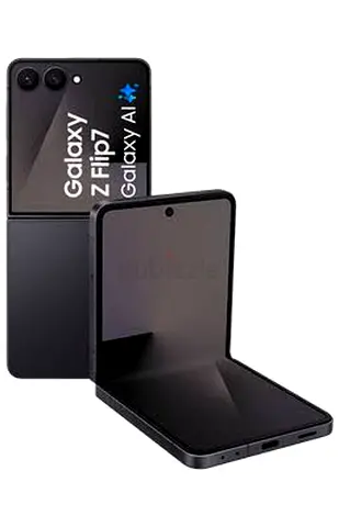 Samsung Galaxy Z Flip7 5G 256GB 12GB RAM Jet Black AI Smartphone - Middle East Version