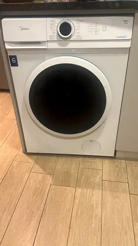 Midea Front Load Washer - 6kg, White