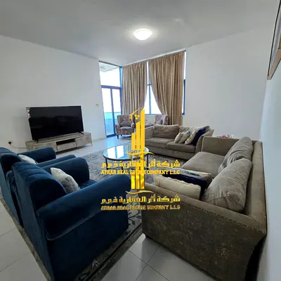 🏡Luxurious and elegant 3-bedroom apartment for monthly rent in Al Rashidiya 3, Ajman ✨ 🔹 Enjoy a luxurious stay with a ver