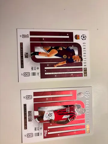 Exclusive edition generations match attax cards