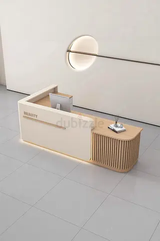 Elegant Minimalist Reception Desk