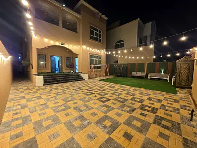 Residential investment villa, land area approximately 5,000 m2 and built-up area 4,500 m2 Al Muwaihat 1 (Al Muntazah 1), near the Ajman Club for the D