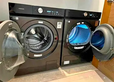 Latest Samsung Bespoke AI Control Separate Washer 11.5 kg Dryer 9 kg Black Edition