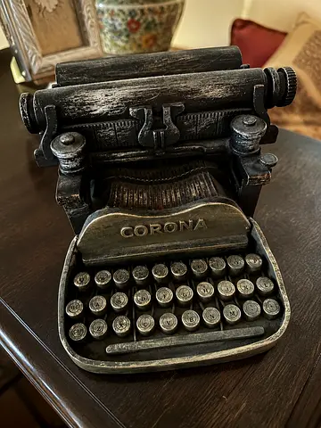 Vintage Corona Decorative Typewriter (Collectible)