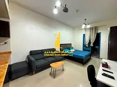 Luxury second occupied studio with separate kitchen and open balcony, fully furnished ✨ Ajman Al N