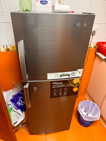 Double-door refrigerator in good working condition 3 months old with warranty
