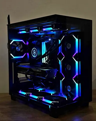 Black brand new Gaming  setup (dm for info)