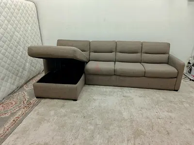 Marina home lshape sofabed with storage space