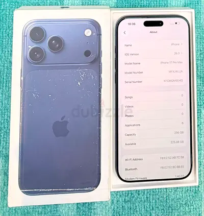 iphone 📱 17 pro max 256GB