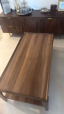 Solid Wood Mid-Century Style Coffee Table
