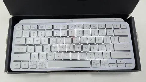 LOGITECH MX KEYS MINI WIRELESS KEYBOARD (920-010473) PALE GRAY