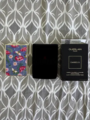 Original Guerlain Ombres G Compact Eyeshadow Palette - Floral Case
