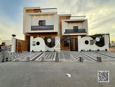 A two-story villa with a rooftop terrace, featuring a modern design and high-quality personal finis