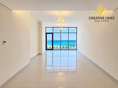 Front of beach luxurious 2bhk with chiller free/ All master rooms/gym pool parking free
