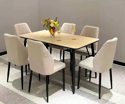 Brand new High Quality Top marble inning Table with 6 Chairs Available