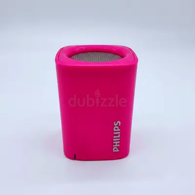 Philips Portable Pink Bluetooth Speaker - Compact and Portable
