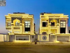 Own your dream villa Classic design with a roof , registration fees included . Close to the mosque a