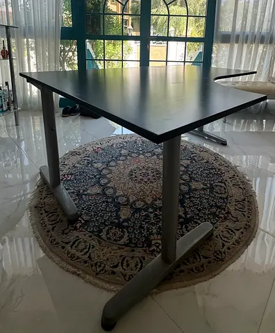 Black Corner L-Shaped Office Desk