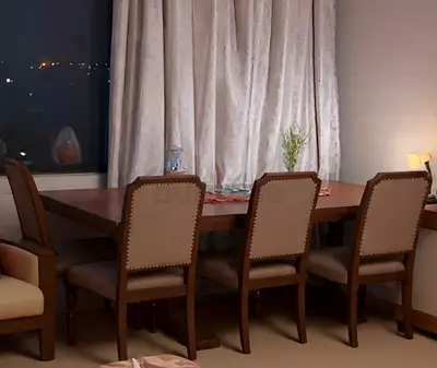 Wooden Dining Table with  6 to 8 Chairs - Good Condition