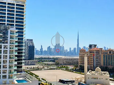 2BR Apartment | Al Waleed Gardens | Balcony & Marina/Downtown View