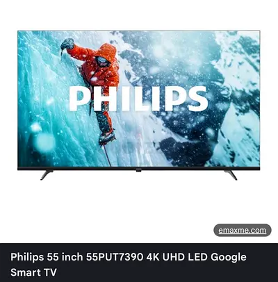 Philips 55 4K UHD LED Smart TV (55PUT7390) - Excellent Condition. Negotiable