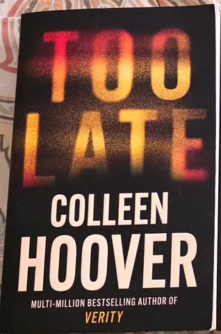 Too Late book by Colleen Hoover for sale