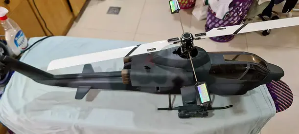 Cobra 500 size Remote Control Military Helicopter  - Used, Good Condition