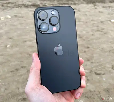 Apple iPhone (Matte Black) - Good Condition 14 pro 256gb back cracked and face id not working