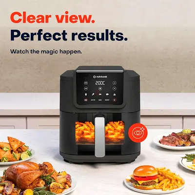 Nutricook Digital Air Fryer with Viewing Window - Good Condition