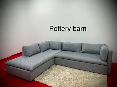 Brand new condition pottery barn lshape sofa