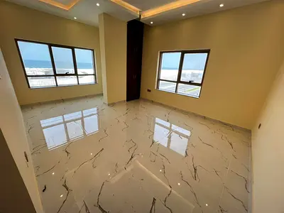 A unique opportunity to live in one of the finest apartments on Ajman Corniche, featuring central air conditioning, spacious living areas, a balcony w