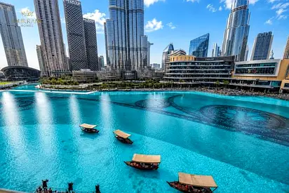 Rare 3BR with Study & Maid’s Room | Burj Khalifa & Fountain Views | Prime Downtown Location