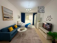 For monthly rent: a fully furnished studio (first tenant - brand new furniture never used before) in