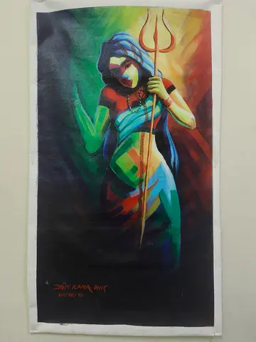Search Someone special searching for half of her..Acrelic on painting.65cm×35cm