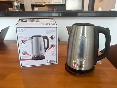 Black+Decker 1.7L Stainless Steel Electric Kettle - Like New
