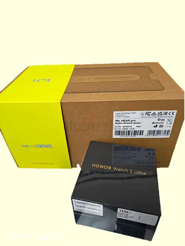 Unwanted Gift - Loewe We. Hear pro speaker worth 799 and Honor ultra 5 watch worth 1200