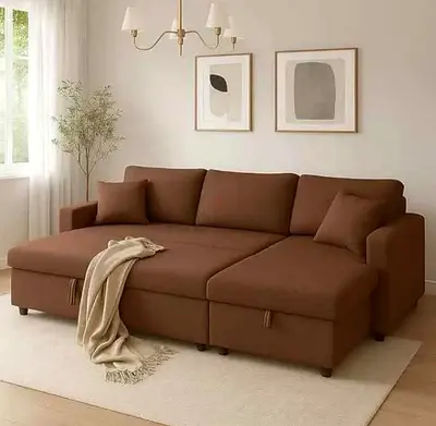L.Ship sofa cum bed for sell brand new
