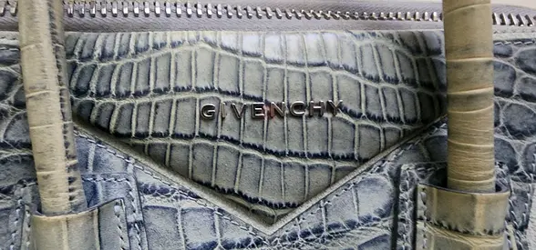 Authentic Givenchy Antigona croc/suede handbag